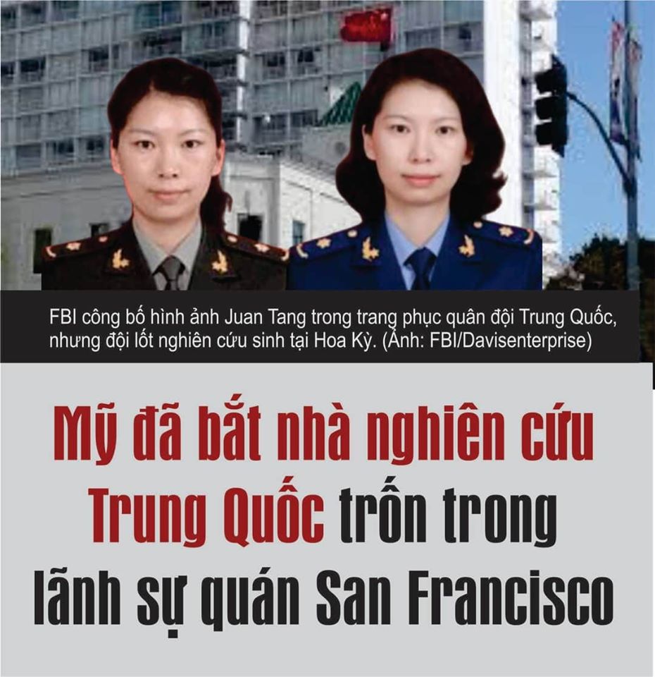 FBI đã bắt nhà nghiên cứu Juan Tang | viettin.de